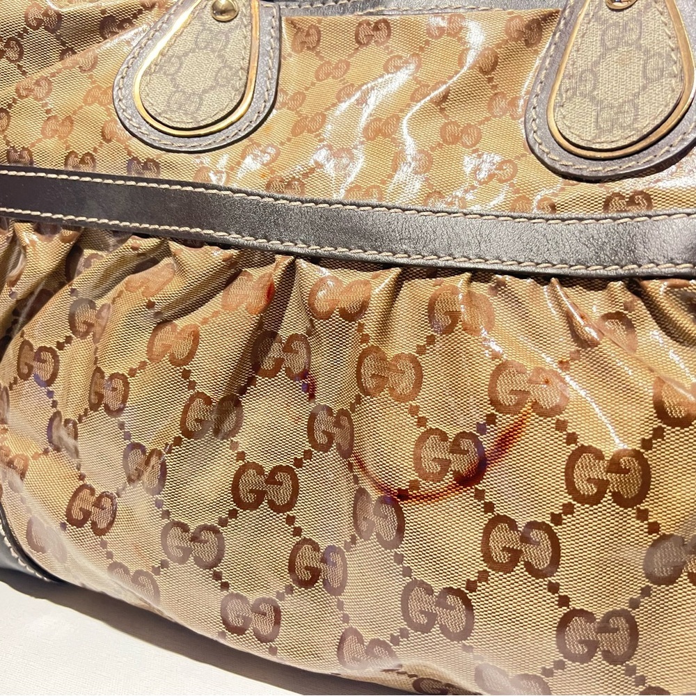 Gucci mix crystal shoulder logo bag medium rare - Picture 13 of 16